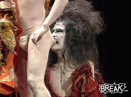 Is That Gene Simmons Biting Someone's Ass?
