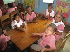 Children in Mabaruma Nursery School