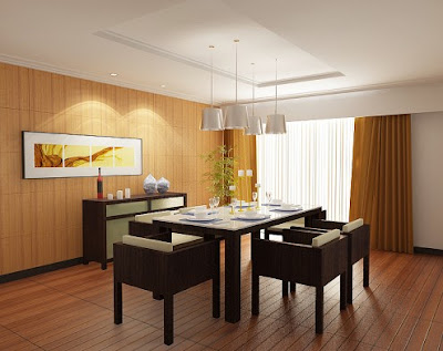 Dining Room Interior Design with Modern Classic Style