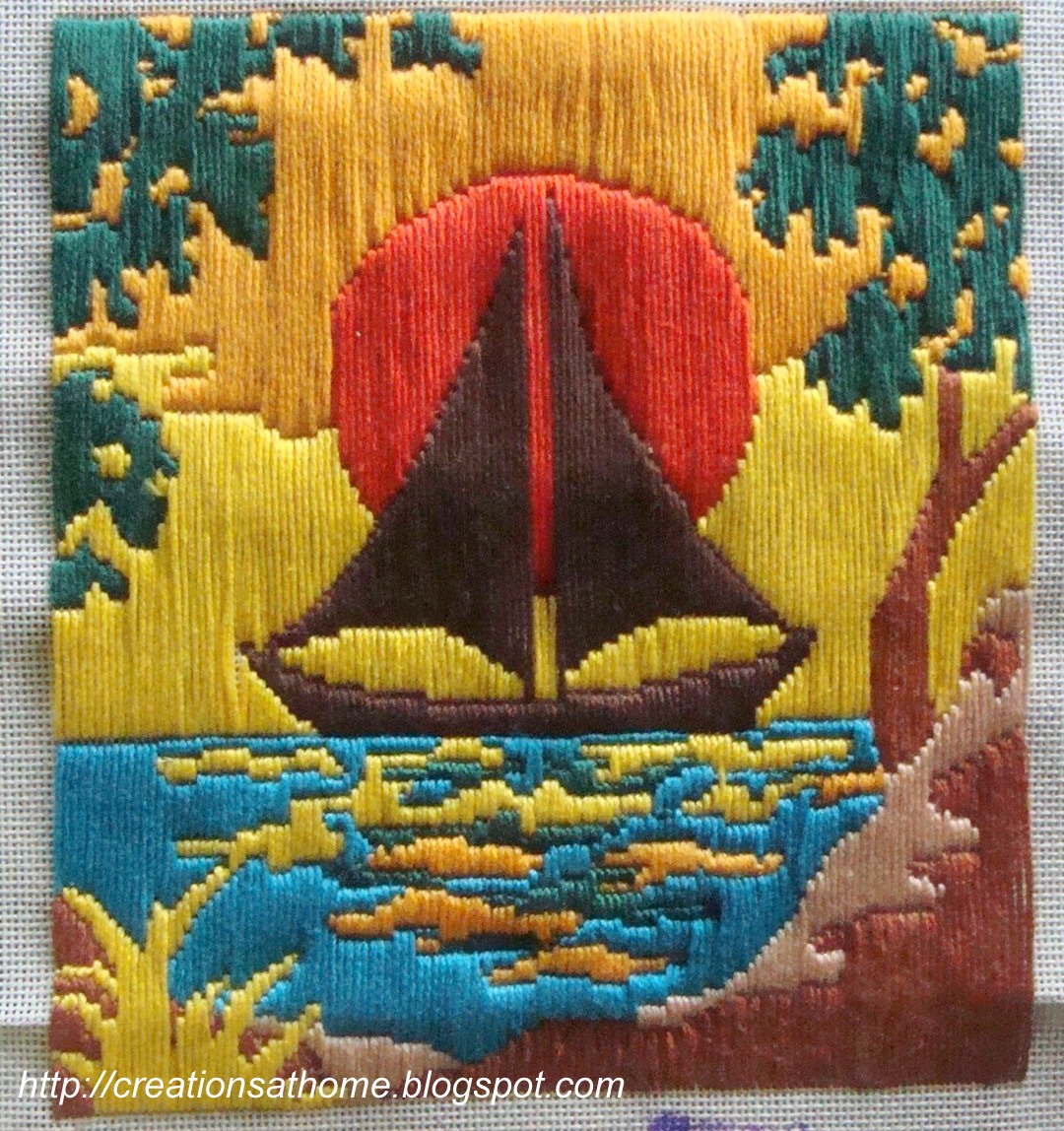 Little Things Great Happiness Sunset Anchor Stitch Kit