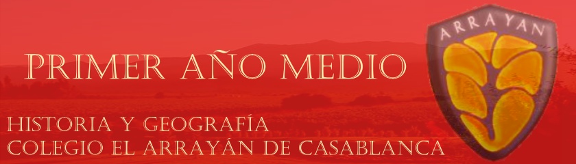 Historia Primer Año Medio Colegio El Arrayán
