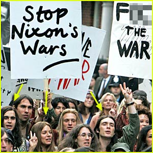 Hippie Protesters