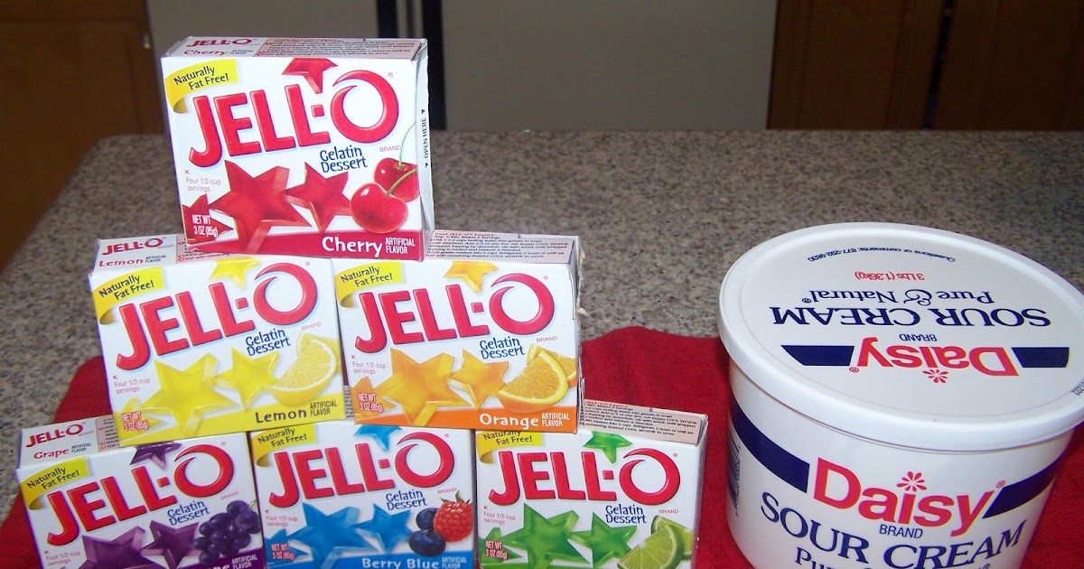 Betty Ribbon, Rainbow or Easter Jello