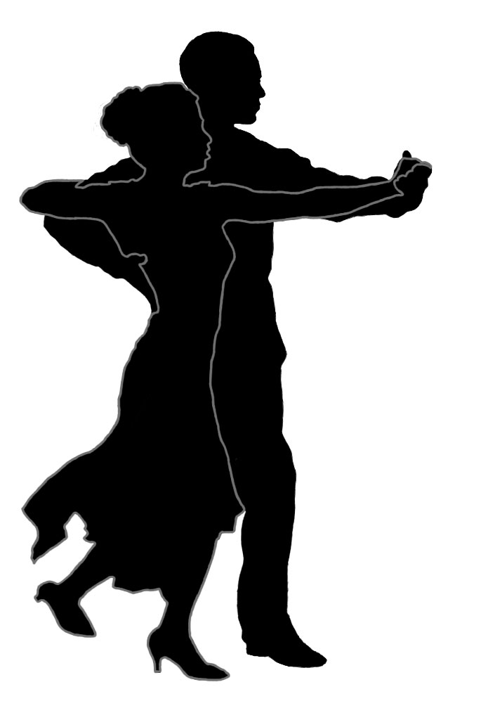 Couple Dancing Outline