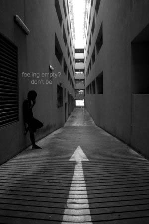 feeling empty? don't be