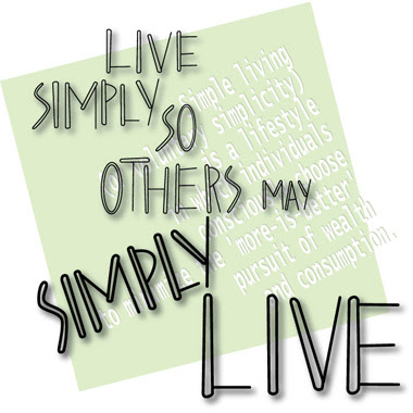 live simply live simply