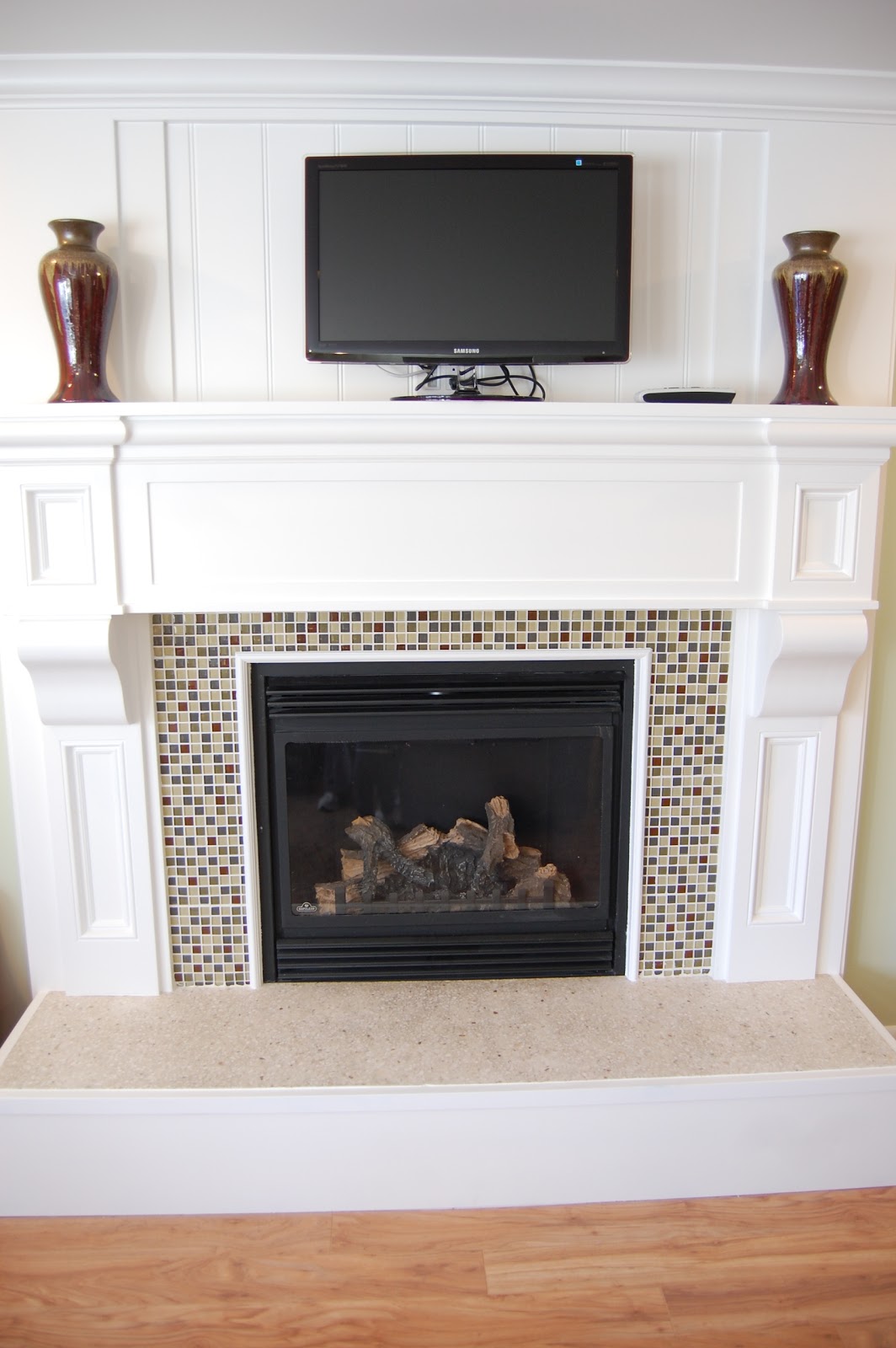 Paisley Patchwork 70 S Fireplace Remodel