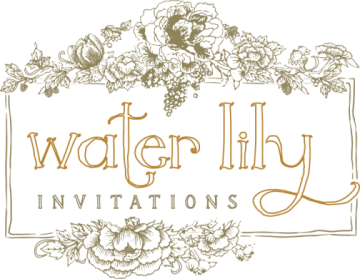 Water Lily Invitations