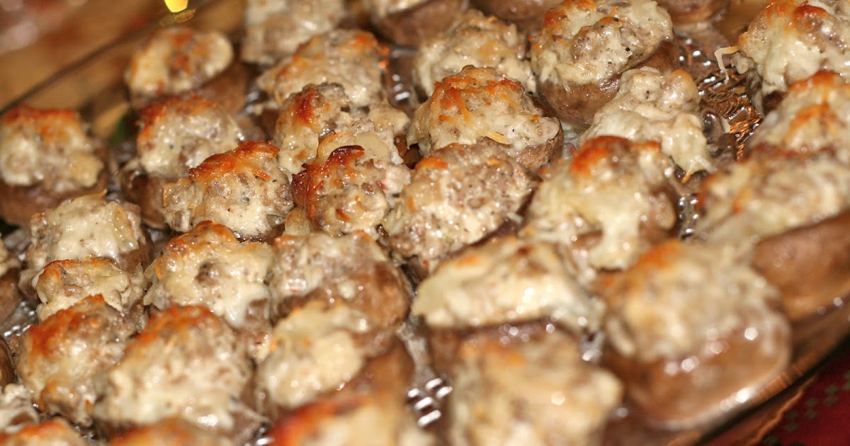 Bake a holic Sausage Stuffed Mushrooms