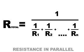 Formula for the Total Value of Resistors in Parallel