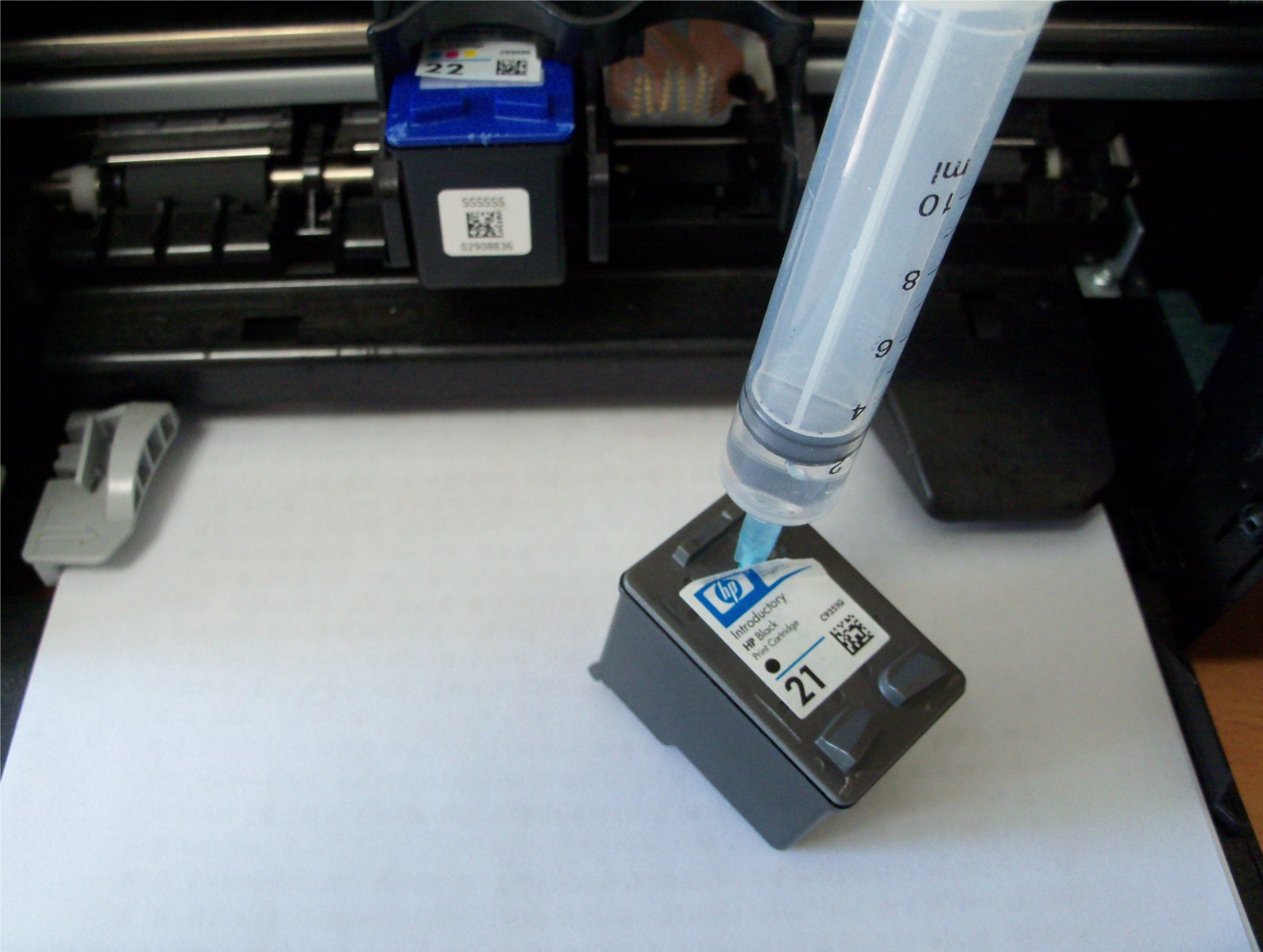Build, Hack and sometimes Fail Inject water into your printer to get