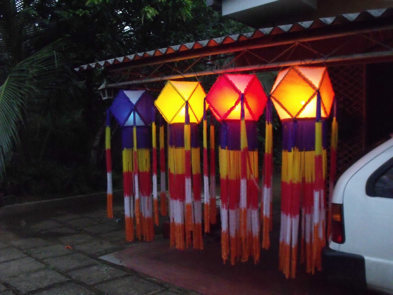 philipveerasingam Wesak lanterns, Avissawella, Sri Lanka.