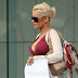 Christina Aguilera On walk