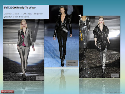 How to wear booties (boots) Gucci Alexander Wang Fall 2009 Ready To Wear