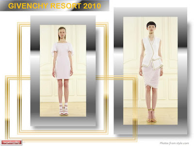 Givenchy Resort 2010 draped dresses