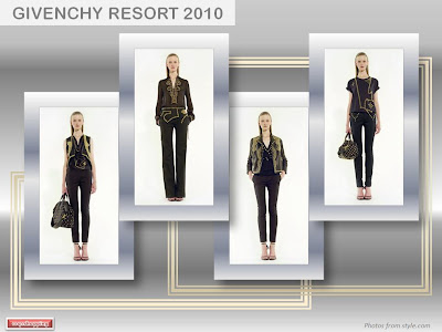 Givenchy Resort 2010 studded jackets tops pants