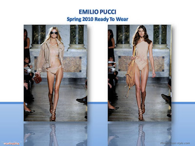 Emilio Pucci Spring 2010 Ready To Wear swimsuit monokini