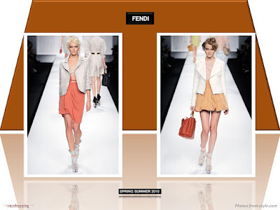 Fendi Spring 2010 Ready To Wear jacket and mini skirt