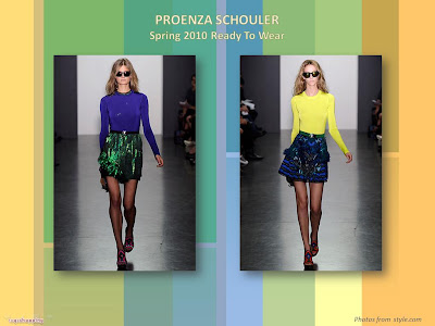Proenza Schouler Spring 2010 Ready To Wear sequined skirt