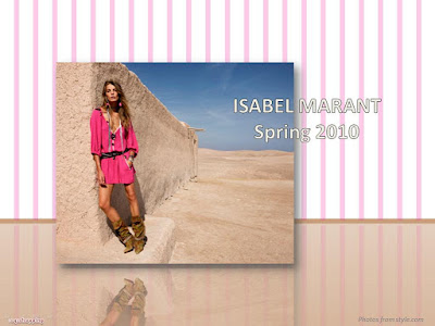 Isabel Marant Spring 2010 Ready To Wear pink tunic dress