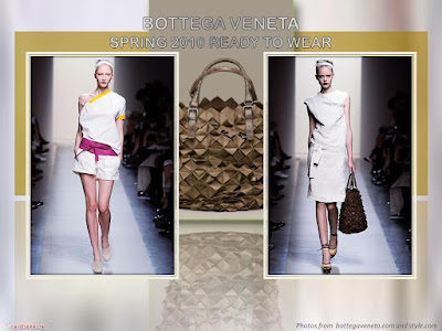 Bottega Veneta Spring 2010 Ready To Wear Cigar Origami Plume LEather Tejus Bag
