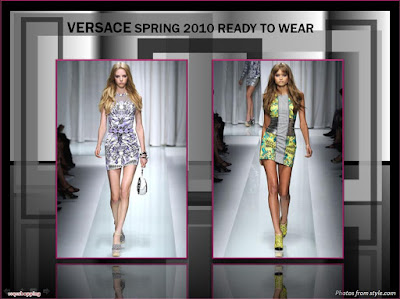 Versace Spring 2010 Ready To Wear mini dress