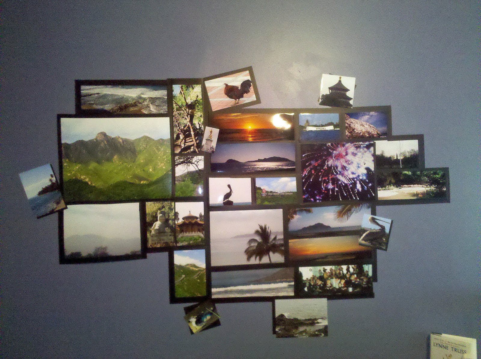 Decorating with Wall Vinyl Photo Collage Frames Using wall vinyl decals