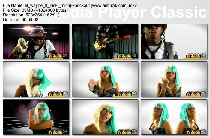 MV : Lil Wayne Ft Nicki Minaj – Knockout x264 2010-SNO. Artist: Lil Wayne MV : Lil Wayne Ft Nicki Minaj – Knockout x264 2010-SNO. Artist: Lil Wayne