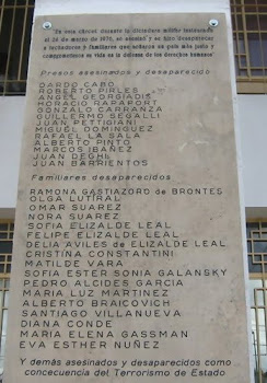 Placa  homenaje