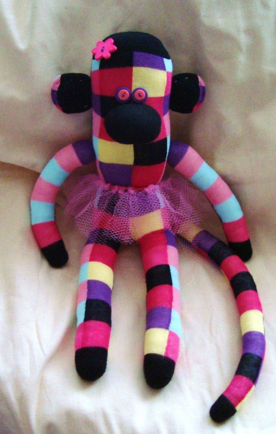 different sock animals bumble bee s craft den multi coloured sock monkey looking for a home different sock animals bumble bee s craft den multi coloured sock monkey looking for a home