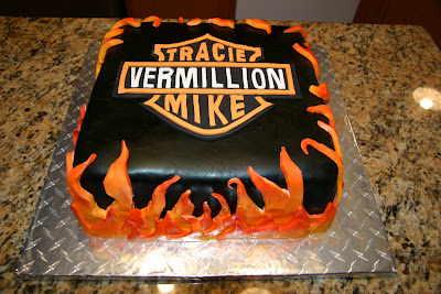 Cakes by Jen: A Harley Davidson Wedding