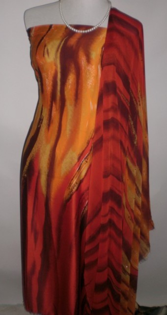 Crepe Ciffon 2m+2m+Batu‏