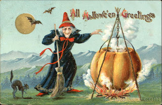 Halloween Witch Card