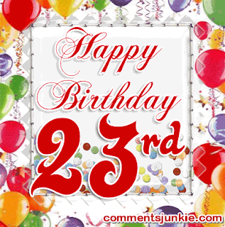 23rd Birthday Cards