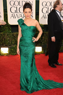 Mila Kunis at Golden Globe Awards
