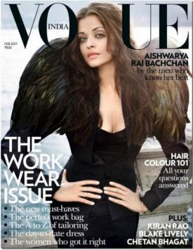 Aishwarya Rai on Vogue cover