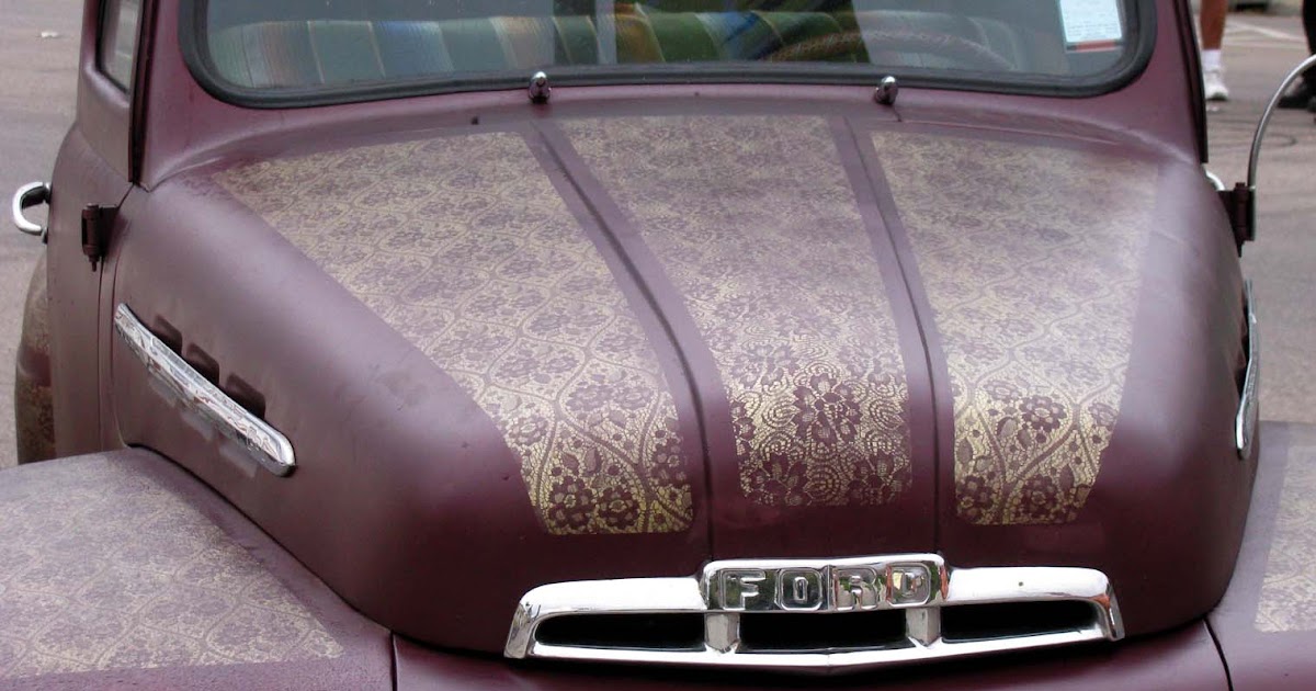 Just A Car Guy Lace paint, haven't seen that in a long while! Kustom