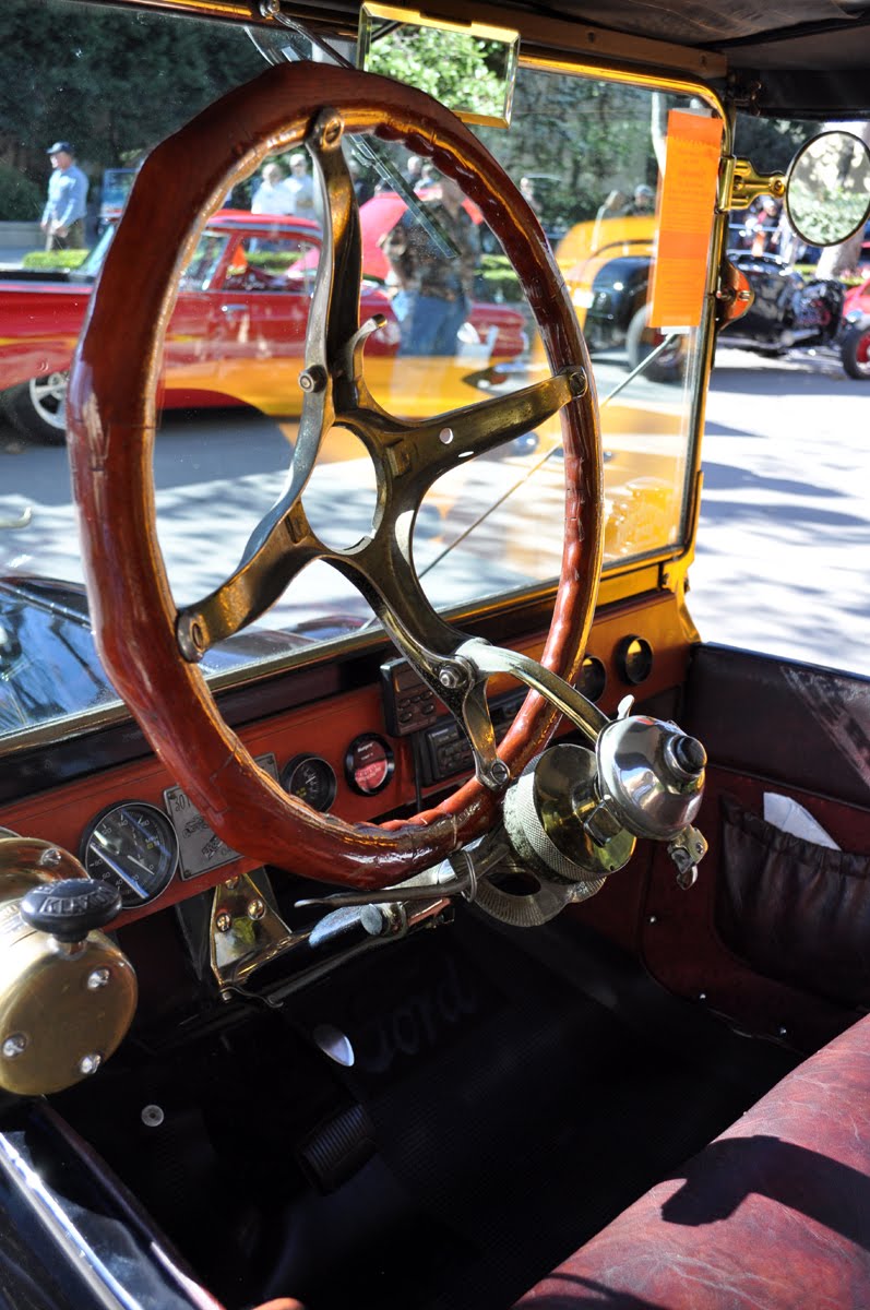 Just A Car Guy Flip up steering wheel on a model T... I finally found