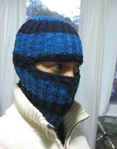 Knitted balaclava