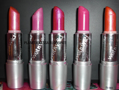 Wild Cosmetics on Planet Jenessa  Wet N Wild Lipstick Swatches And Review