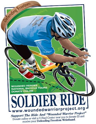 UHaul Soldier Ride bicycle advocacy