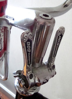 retrofitted stem shifters Shimano 600 arabesque