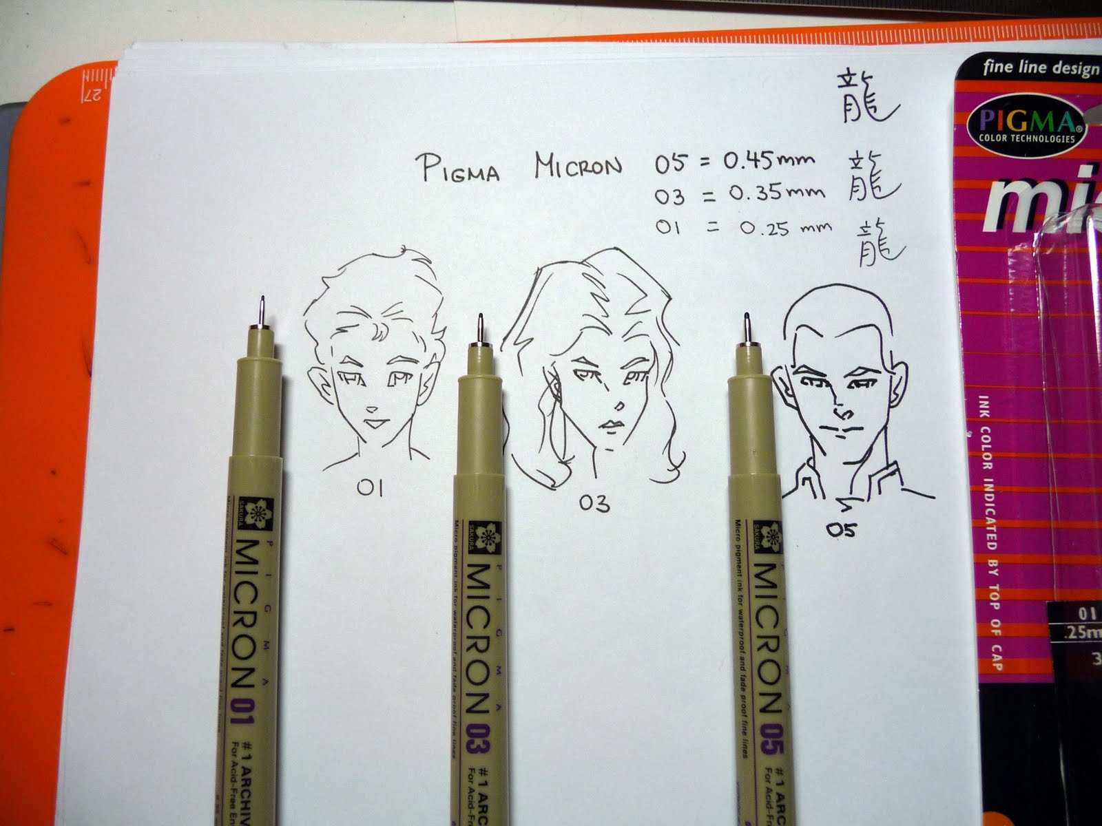 Comic Book Pens