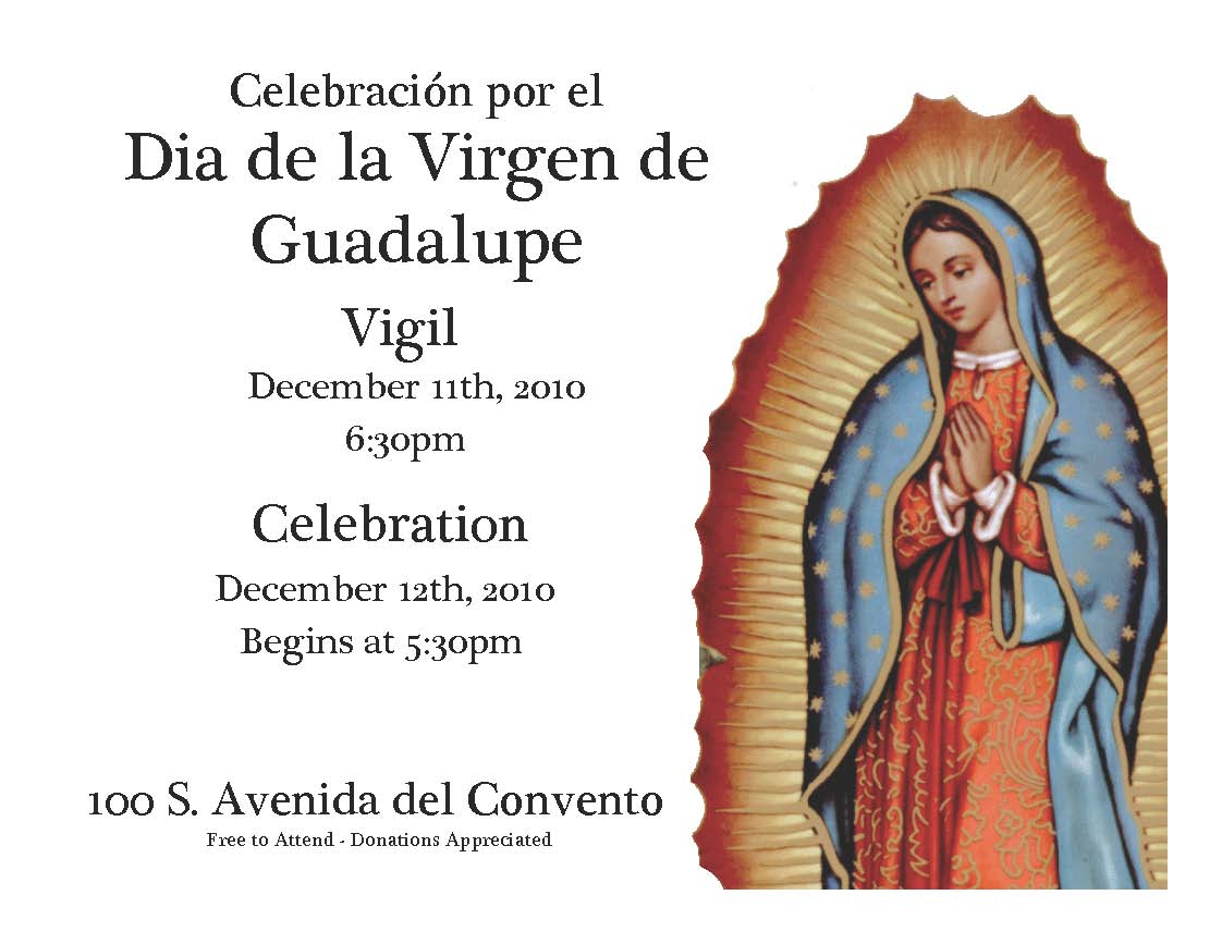 mercado district virgen de guadalupe flyers