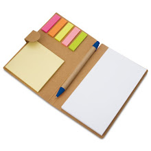 libreta con lapicero ecologica