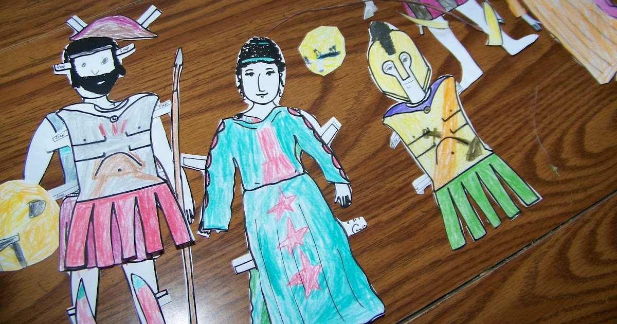 greek paper dolls