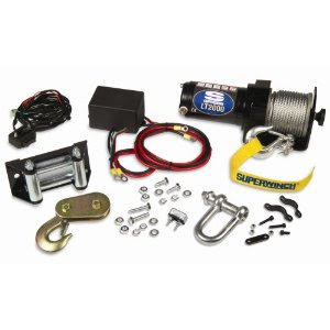 Super Winch LT2000 - Great Winch for pulling from the mud Super winch LT2000 with accessories
