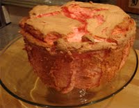 Strawberry Angel Food Cake