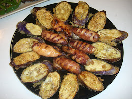 Grilled Squid & Fried Eggplant