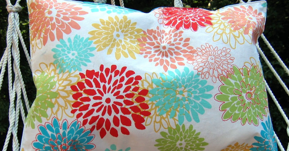 The Red Chair Blog DIY Hammock Pillow Tutorial